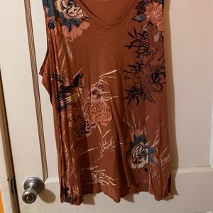 Patterned Tank Top  (Lucky Brand)